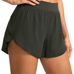 Amazon Women's Dark Green Athletic Shorts